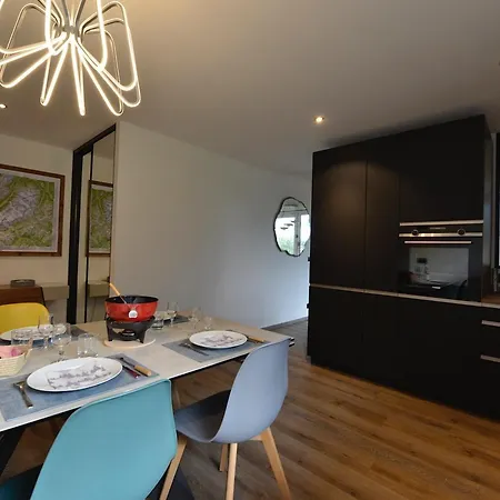 T4 Renove Avec Vue Mont-blanc, 4 Etoiles, Proche Centre, Parking - Fr-1-507-62 아파트 샤모니